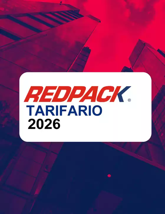 Catálogo RedPack en Conjunto Habitacional Villas del Pedregal | Redpack Tarifario 2026 | 2026-05-13T00:00:00.000Z - 2026-12-31T00:00:00.000Z