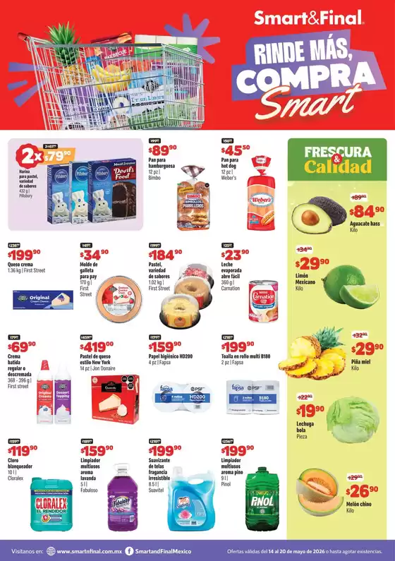 Catálogo Smart & Final en Fraccionamiento Puente Moreno | Ofertas Smart Final | 2026-05-14T00:00:00.000Z - 2026-05-20T00:00:00.000Z