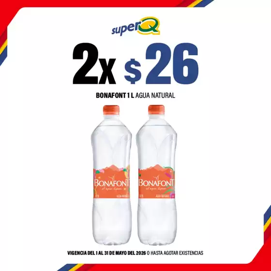 Catálogo Super Q en Fraccionamiento Puente Moreno | Nuevas ofertas para descubrir | 2026-05-01T00:00:00.000Z - 2026-05-31T00:00:00.000Z
