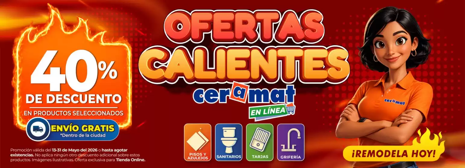 Catálogo Ceramat | Promo | 2026-05-15T00:00:00.000Z - 2026-05-31T00:00:00.000Z