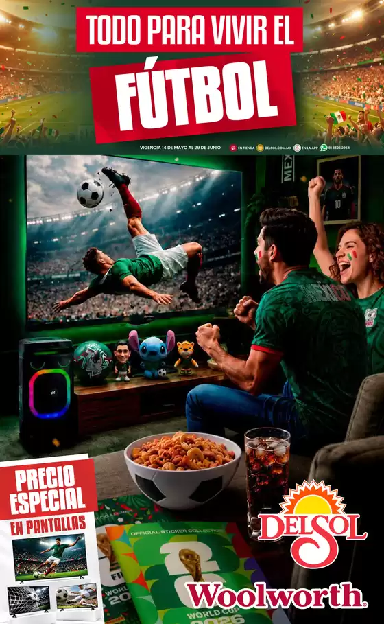 Catálogo Woolworth en Cuauhtémoc (CDMX) | Todo para vivir el fútbol - Mundial 2026 | 2026-05-15T00:00:00.000Z - 2026-06-29T00:00:00.000Z