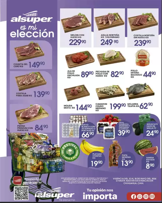 Catálogo Alsuper | Alsuper Chihuahua-ciudad | 2026-05-15T00:00:00.000Z - 2026-05-18T00:00:00.000Z