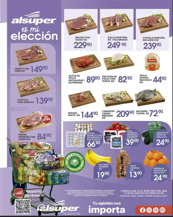 Catálogo Alsuper | Alsuper Laguna | 2026-05-15T00:00:00.000Z - 2026-05-18T00:00:00.000Z