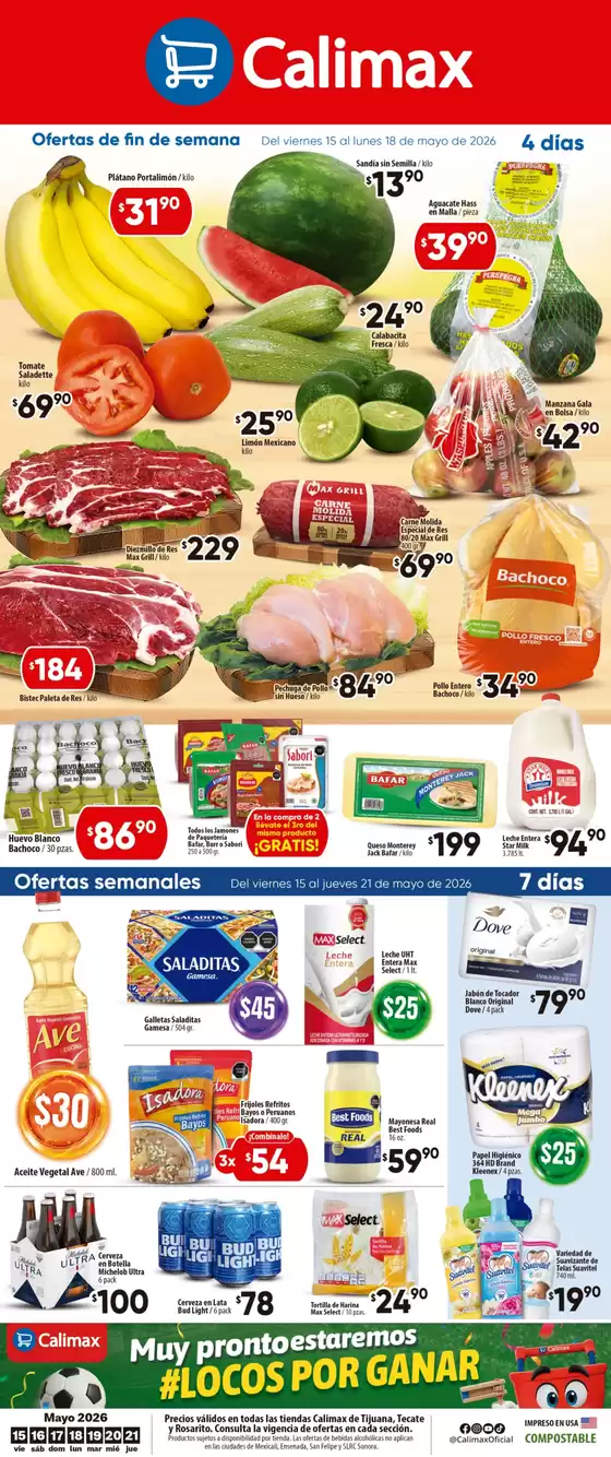 Catálogo Calimax | Ofertas Calimax | 2026-05-15T00:00:00.000Z - 2026-05-21T00:00:00.000Z