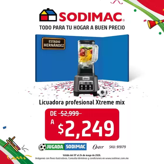 Catálogo Sodimac Constructor | Gran variedad de ofertas | 2026-05-07T00:00:00.000Z - 2026-05-24T00:00:00.000Z