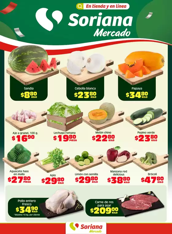Catálogo Soriana Mercado en Valle Dorado (COAH) | Grandes descuentos en productos seleccionados | 2026-05-18T00:00:00.000Z - 2026-05-18T00:00:00.000Z