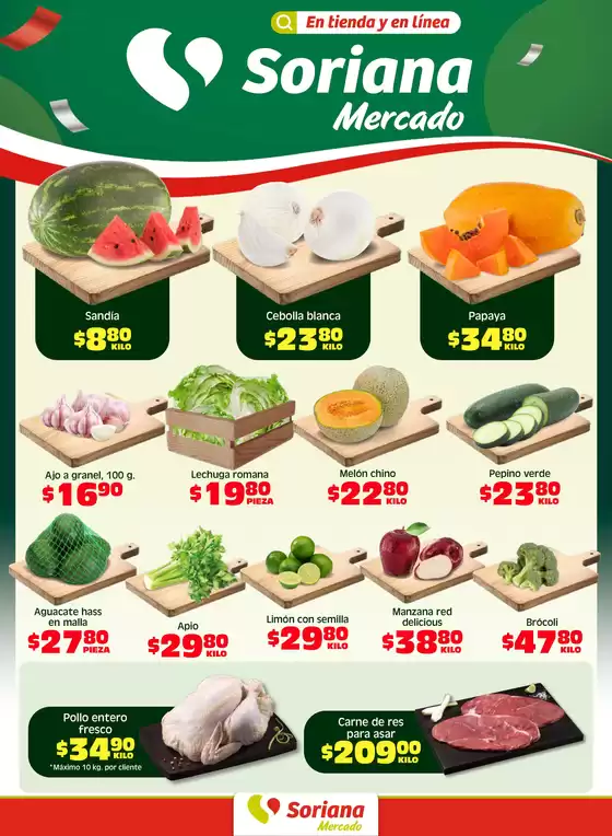 Catálogo Soriana Mercado en Valle Dorado (COAH) | Ofertas para cazadores de gangas | 2026-05-18T00:00:00.000Z - 2026-05-18T00:00:00.000Z
