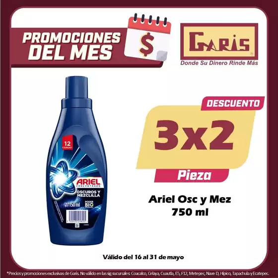 Catálogo Garis | Ofertas principales y descuentos | 2026-05-16T00:00:00.000Z - 2026-05-31T00:00:00.000Z
