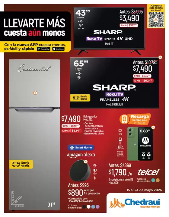 Catálogo Chedraui | Excelente oferta para todos los clientes | 2026-05-15T00:00:00.000Z - 2026-05-24T00:00:00.000Z
