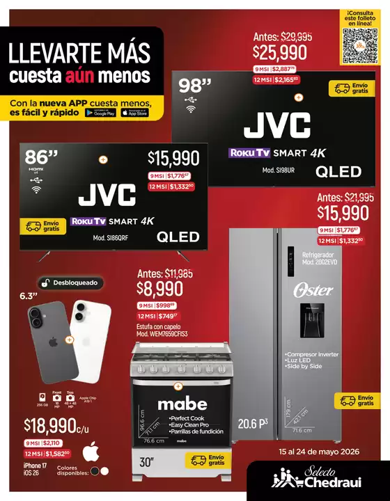 Catálogo Chedraui | Ofertas principales y descuentos | 2026-05-15T00:00:00.000Z - 2026-05-24T00:00:00.000Z
