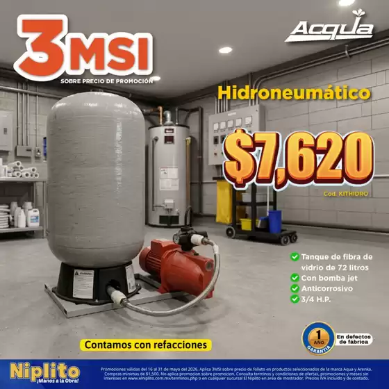 Catálogo Niplito | Grandes descuentos en productos seleccionados | 2026-05-16T00:00:00.000Z - 2026-05-31T00:00:00.000Z