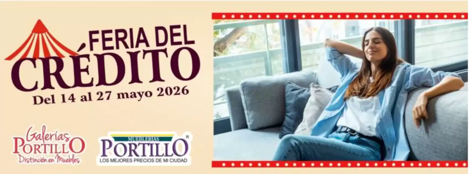 Catálogo Mueblerías Portillo | Nuestras mejores ofertas para ti | 2026-05-14T00:00:00.000Z - 2026-05-27T00:00:00.000Z