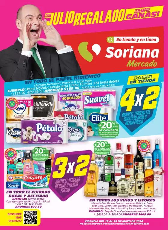 Catálogo Soriana Express en Temixco | Ahorra ahora con nuestras ofertas | 2026-05-19T00:00:00.000Z - 2026-05-28T00:00:00.000Z