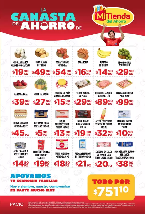 Catálogo Mi Tienda del Ahorro en Heróica Puebla de Zaragoza | Ahorra ahora con nuestras ofertas | 2026-05-19T00:00:00.000Z - 2026-05-21T00:00:00.000Z