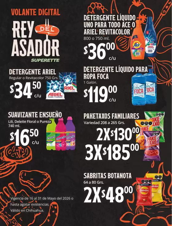 Catálogo Superette | OFERTAS CHIHUAHUA | 2026-05-16T00:00:00.000Z - 2026-05-31T00:00:00.000Z