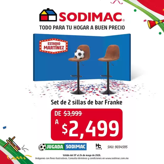 Catálogo Sodimac Constructor | Excelente oferta para cazadores de gangas | 2026-05-07T00:00:00.000Z - 2026-05-24T00:00:00.000Z