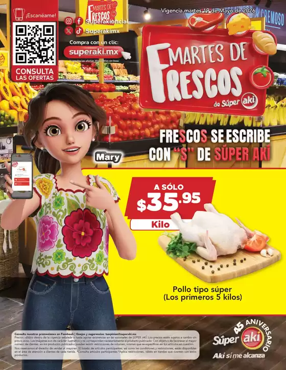 Catálogo Súper Aki | FOLLETO MDF 19 MAYO 2026 compressed 1 | 2026-05-19T00:00:00.000Z - 2026-05-19T00:00:00.000Z