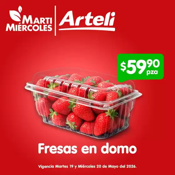 Catálogo Arteli | Descuentos y promociones | 2026-05-19T00:00:00.000Z - 2026-05-20T00:00:00.000Z
