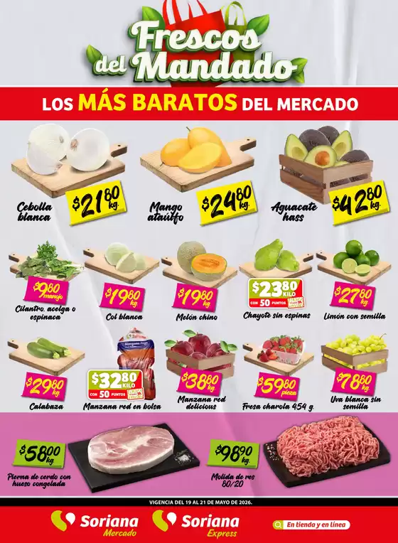Catálogo Soriana Express | Ofertas para cazadores de gangas | 2026-05-19T00:00:00.000Z - 2026-05-21T00:00:00.000Z