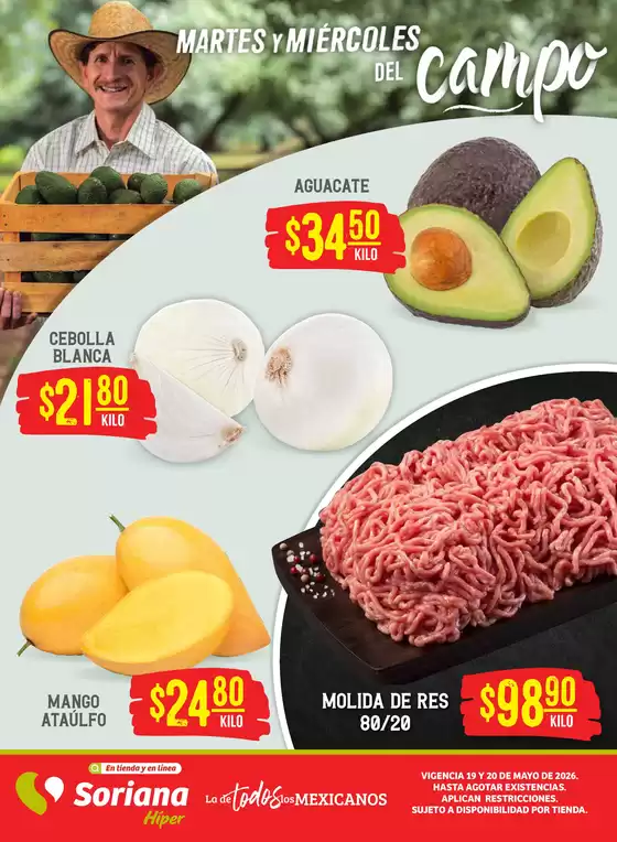 Catálogo Soriana Híper | Ofertas especiales para ti | 2026-05-19T00:00:00.000Z - 2026-05-20T00:00:00.000Z