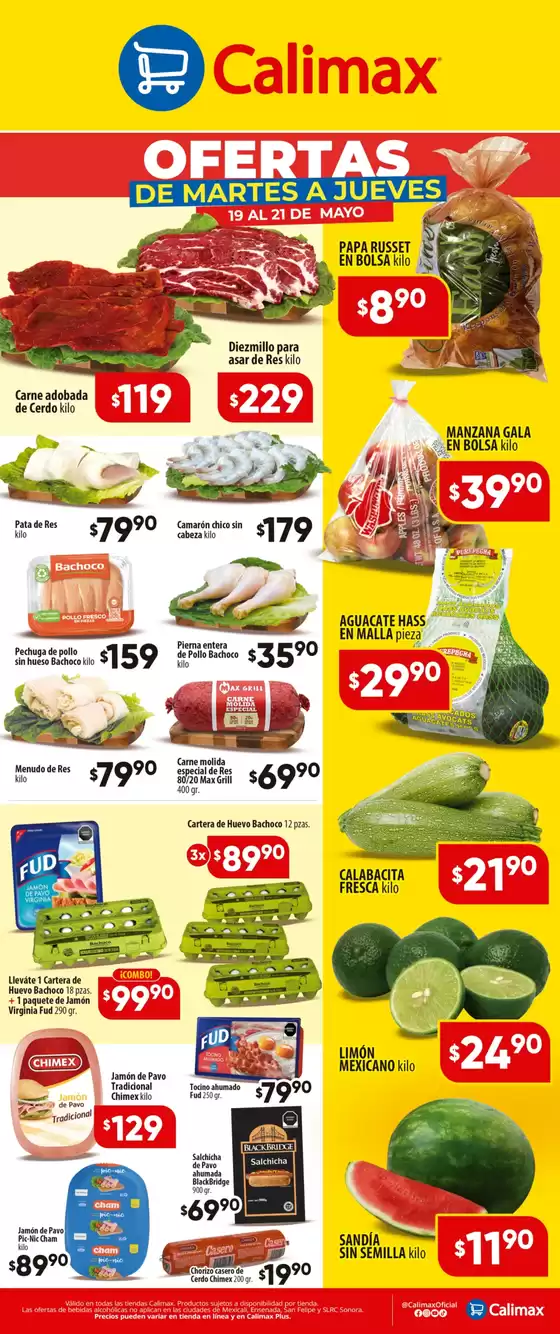Catálogo Calimax | Ofertas y gangas exclusivas | 2026-05-19T00:00:00.000Z - 2026-05-21T00:00:00.000Z
