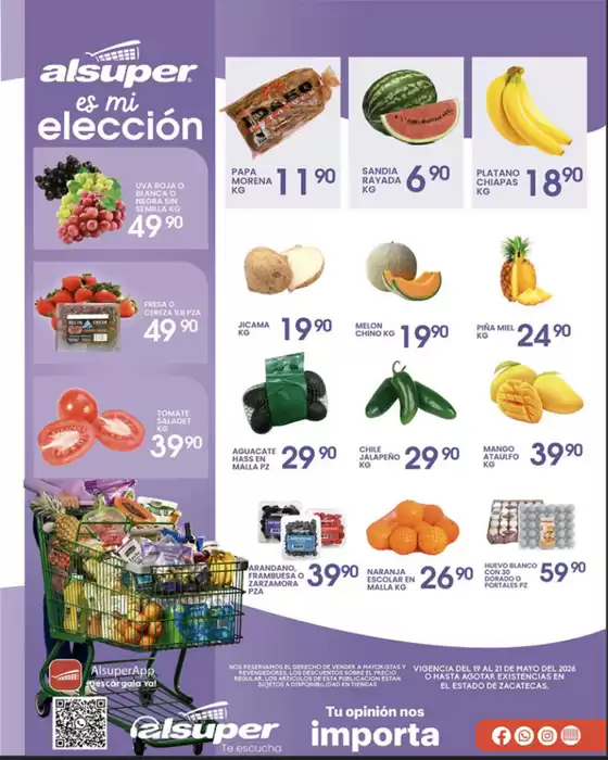 Catálogo Alsuper | Alsuper Zacatecas | 2026-05-19T00:00:00.000Z - 2026-05-21T00:00:00.000Z