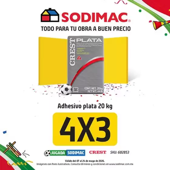 Catálogo Sodimac Constructor en Martínez Domínguez | Ofertas principales para todos los cazadores de gangas | 2026-05-07T00:00:00.000Z - 2026-05-24T00:00:00.000Z