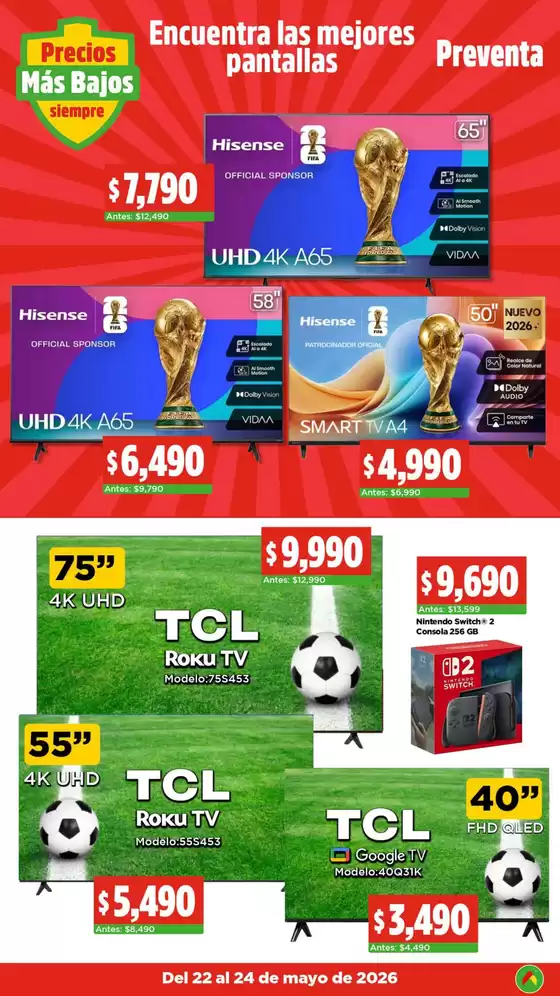 Catálogo Bodega Aurrera | Ofertas principales y descuentos | 2026-05-22T00:00:00.000Z - 2026-05-24T00:00:00.000Z