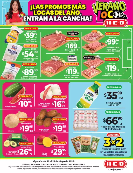 Catálogo HEB | ¡Las promos más locas del año entran a la cancha! | 2026-05-22T00:00:00.000Z - 2026-05-25T00:00:00.000Z