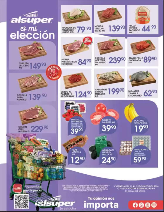 Catálogo Alsuper | Alsuper Chihuahua-ciudad | 2026-05-22T00:00:00.000Z - 2026-05-25T00:00:00.000Z