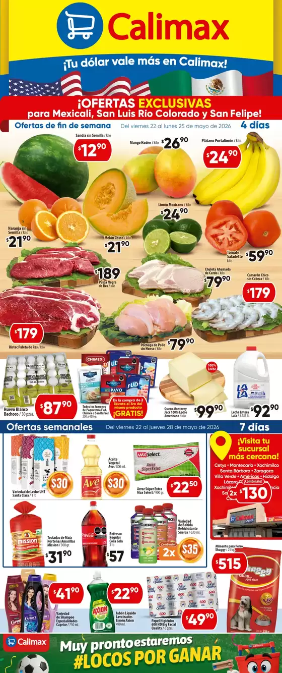 Catálogo Calimax | Ofertas exclusivas para nuestros clientes | 2026-05-22T00:00:00.000Z - 2026-05-28T00:00:00.000Z