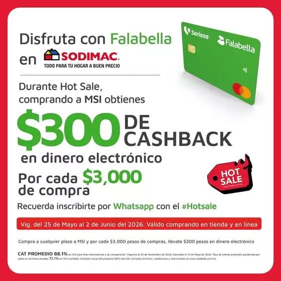 Catálogo Sodimac Constructor en San Juan Bautista Tuxtepec | Gran variedad de ofertas | 2026-05-25T00:00:00.000Z - 2026-06-02T00:00:00.000Z