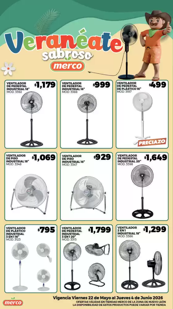 Catálogo Merco | Mercancías Generales 22 de mayo al 4 de Junio NL | 2026-05-22T00:00:00.000Z - 2026-06-04T00:00:00.000Z
