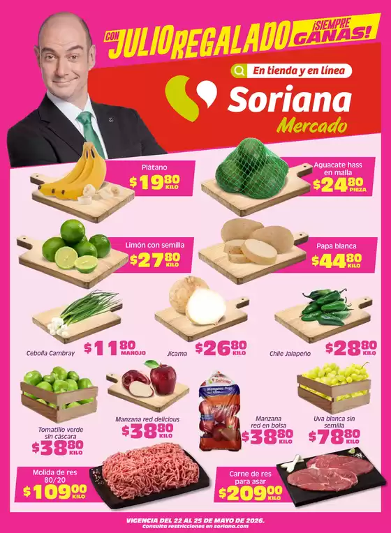 Catálogo Soriana Express en Santiago Ixcuintla | Descubre ofertas atractivas | 2026-05-22T00:00:00.000Z - 2026-05-25T00:00:00.000Z