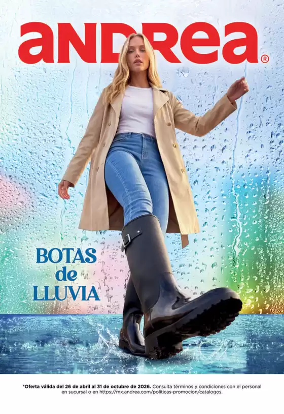 Catálogo Andrea | ANDREA BOTAS DE LLUVIA | 2026-04-26T00:00:00.000Z - 2026-10-31T00:00:00.000Z