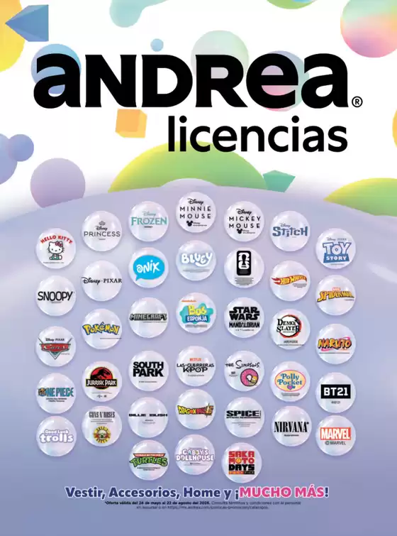 Catálogo Andrea | ANDREA LO MÁS DIVERTIDO EN ROPA | 2026-05-24T00:00:00.000Z - 2026-08-22T00:00:00.000Z