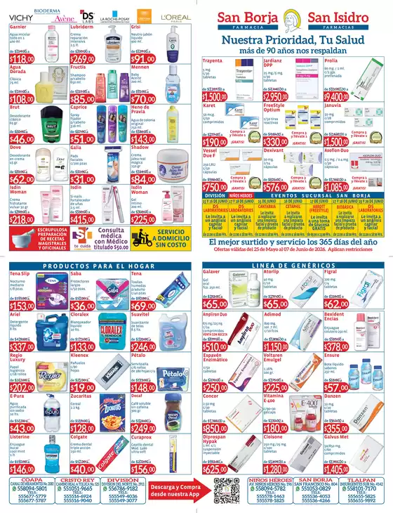Catálogo Farmacias San Isidro y San Borja | PROPAGANDA 2026 11 | 2026-05-25T00:00:00.000Z - 2026-06-07T00:00:00.000Z