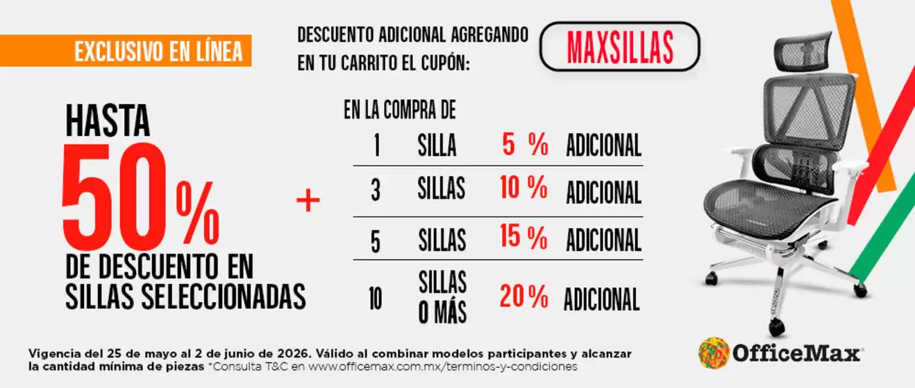 Catálogo OfficeMax en Tuxtla Gutiérrez | Ahorra ahora con nuestras ofertas | 2026-05-25T00:00:00.000Z - 2026-06-02T00:00:00.000Z