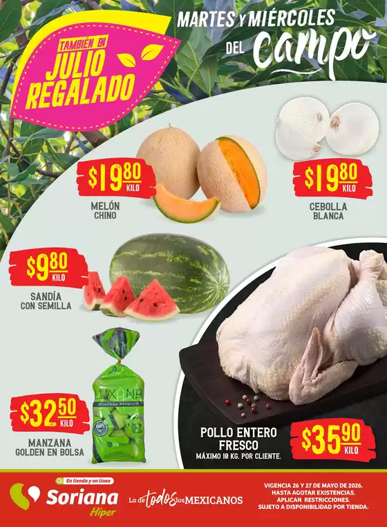 Catálogo Soriana Híper en Hermosillo | Nuevas ofertas para descubrir | 2026-05-26T00:00:00.000Z - 2026-05-27T00:00:00.000Z