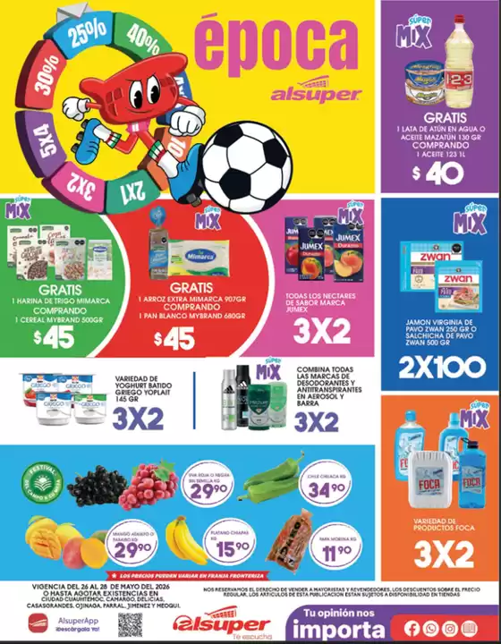 Catálogo Alsuper en Cuernavaca | Alsuper Chihuahua-estado | 2026-05-26T00:00:00.000Z - 2026-05-28T00:00:00.000Z