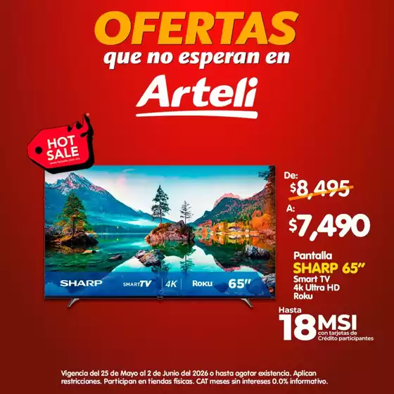 Catálogo Arteli en Cuernavaca | Nuevas ofertas para descubrir | 2026-05-25T00:00:00.000Z - 2026-06-02T00:00:00.000Z