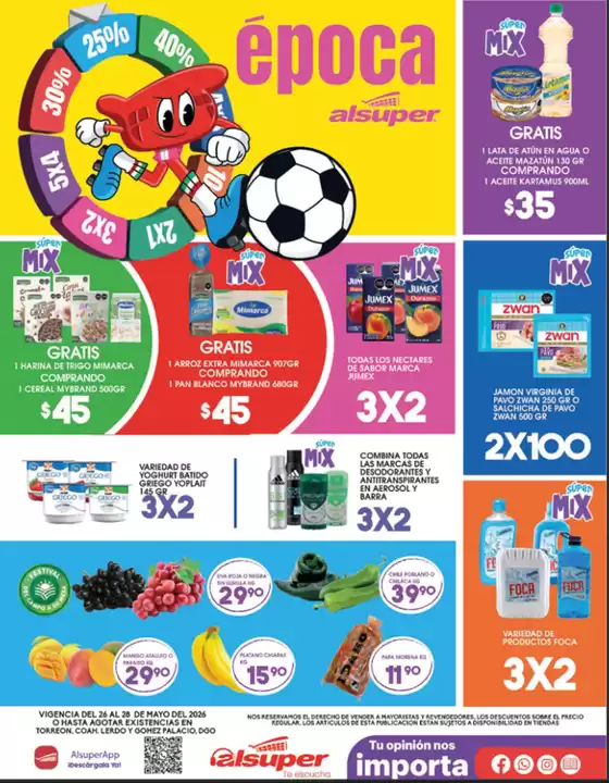 Catálogo Alsuper en Cuernavaca | Alsuper Laguna | 2026-05-26T00:00:00.000Z - 2026-05-28T00:00:00.000Z