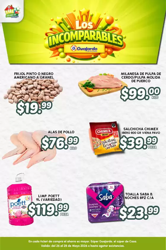 Catálogo Guajardo en Cuernavaca | Gran variedad de ofertas | 2026-05-26T00:00:00.000Z - 2026-05-28T00:00:00.000Z