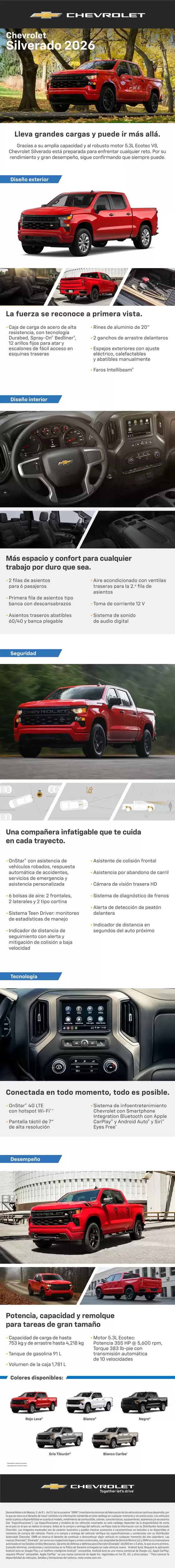 Catálogo Chevrolet en Playa del Carmen | Catalogo Silverado 2026 | 2026-05-27T00:00:00.000Z - 2026-06-10T00:00:00.000Z