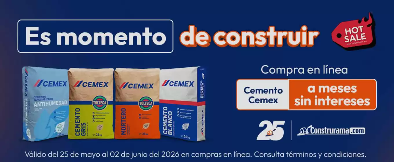 Catálogo Cemex en Acapulco de Juárez | Hot Sale | 2026-05-28T00:00:00.000Z - 2026-06-02T00:00:00.000Z