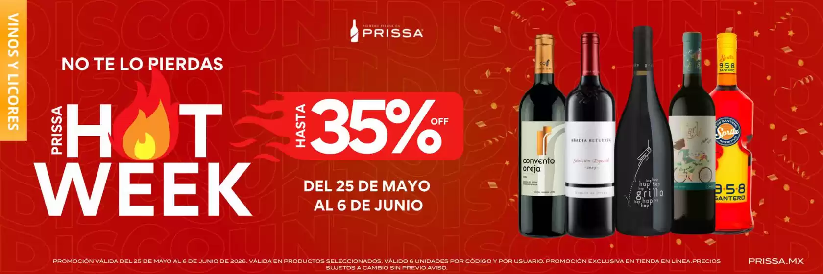 Catálogo Prissa en Acapulco de Juárez | Hot week | 2026-05-28T00:00:00.000Z - 2026-06-06T00:00:00.000Z