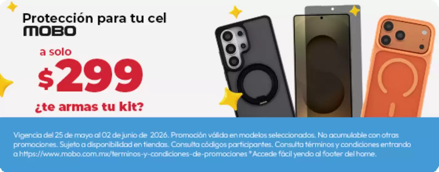 Catálogo Mobo en Irapuato | Gangas y ofertas actuales | 2026-05-25T00:00:00.000Z - 2026-06-02T00:00:00.000Z