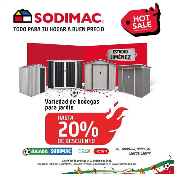 Catálogo Sodimac Constructor en Ciudad de México | Promociones actuales | 2026-05-25T00:00:00.000Z - 2026-06-02T00:00:00.000Z