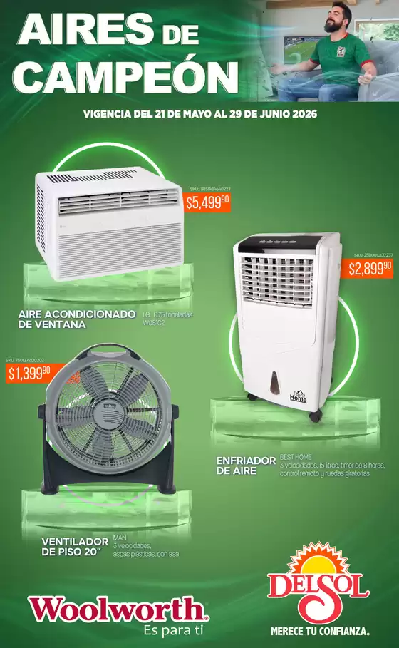Catálogo Del Sol | Aires de Campeón- Ventilación 2026 | 2026-05-29T00:00:00.000Z - 2026-06-29T00:00:00.000Z