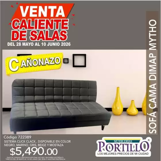 Catálogo Mueblerías Portillo | Ofertas Mueblerías Portillo | 2026-05-28T00:00:00.000Z - 2026-06-10T00:00:00.000Z
